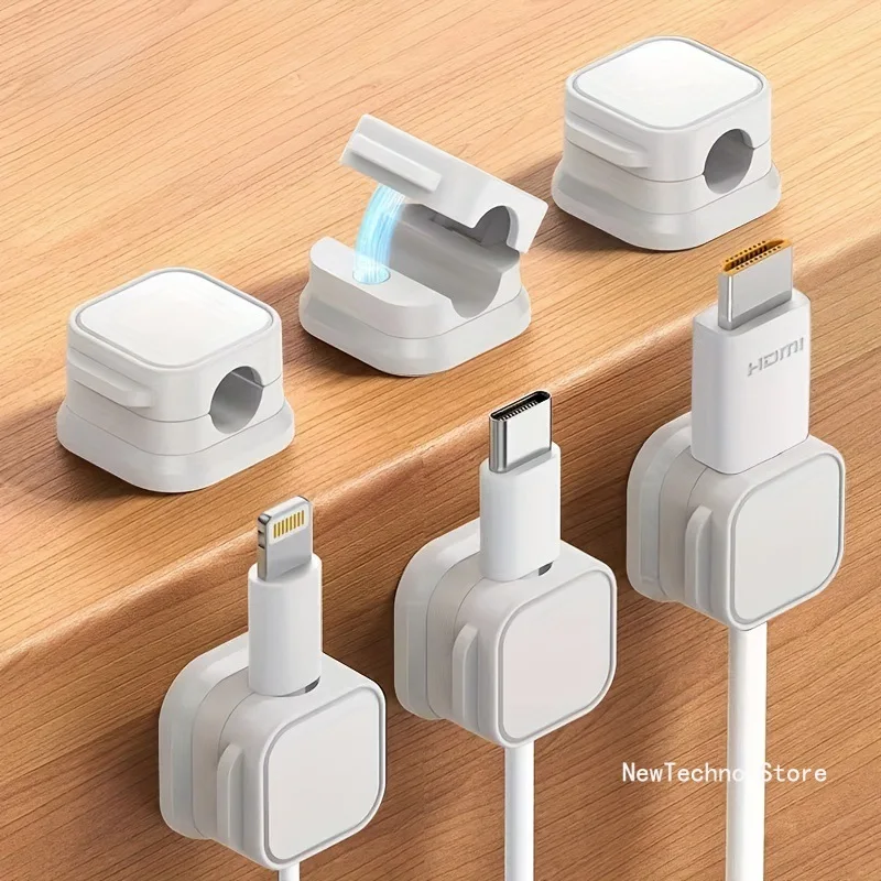 Cable Organizer Magnetic - Magnetische kabelorganizer, aan de muur gemonteerde