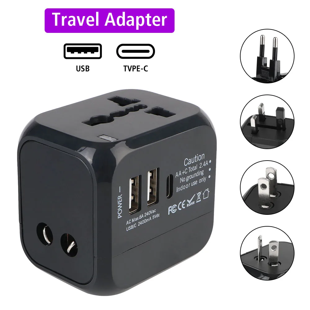 Phone Accessories Uk - All-in-one wandlader adapter - US EU