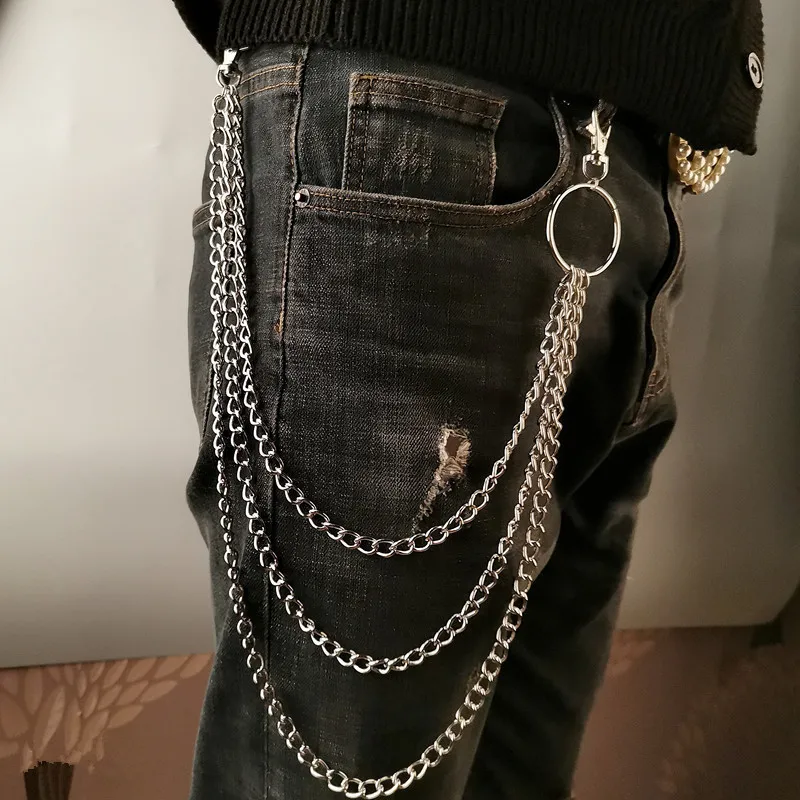 Phone Accessories Hanger - Laag metalen riemketting Punk Hook Metal