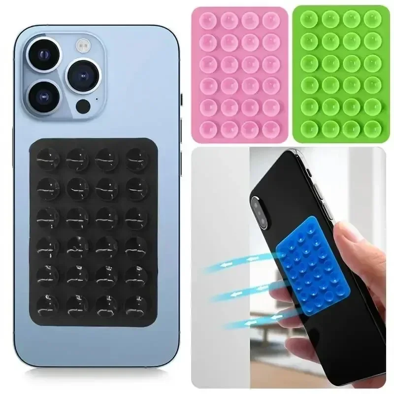 Phone Accessories Iphone - Siliconen klevende smartphonehouder met antislip zuignap,