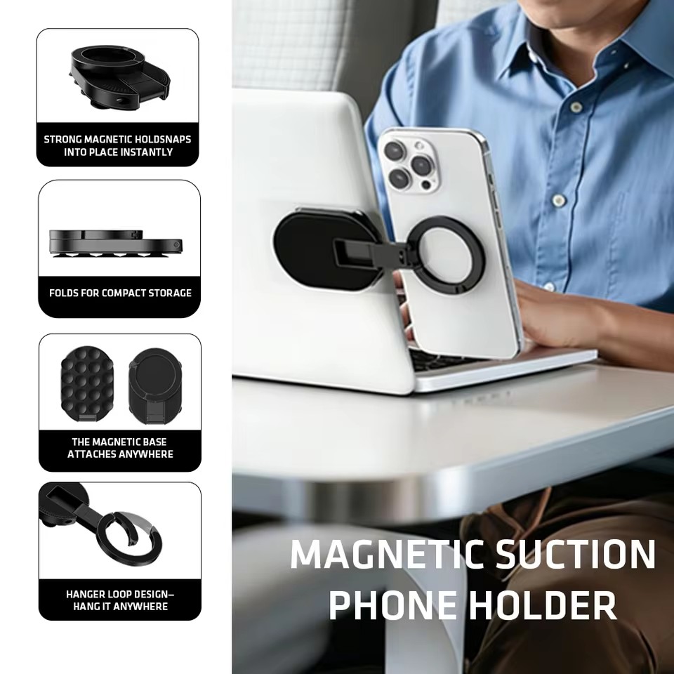 Phone Accessories Are - MA39 Magnetische Opvouwbare Telefoonstandaard Universeel 360°
