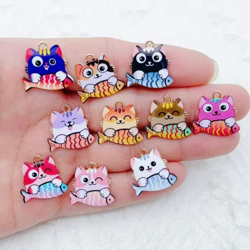 Phone Accessories Are - 10 stuks grensoverschrijdende cartoon schattige legering