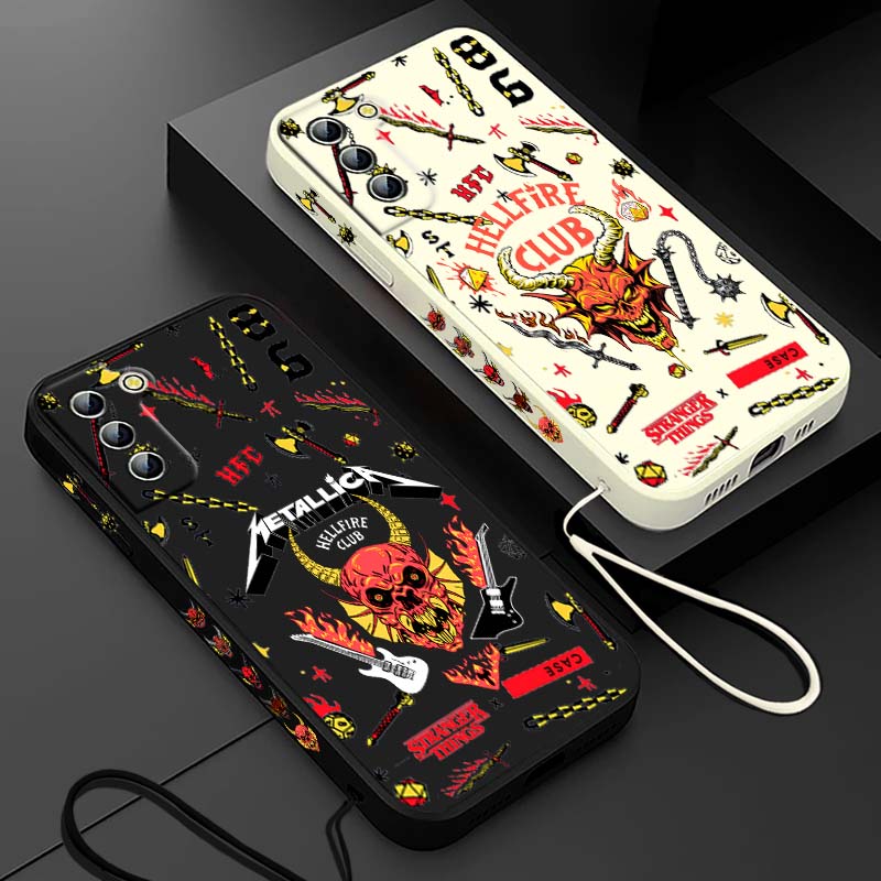 Phone Accessories Red - Stranger Things Rode Hel Demon Telefoonhoesje