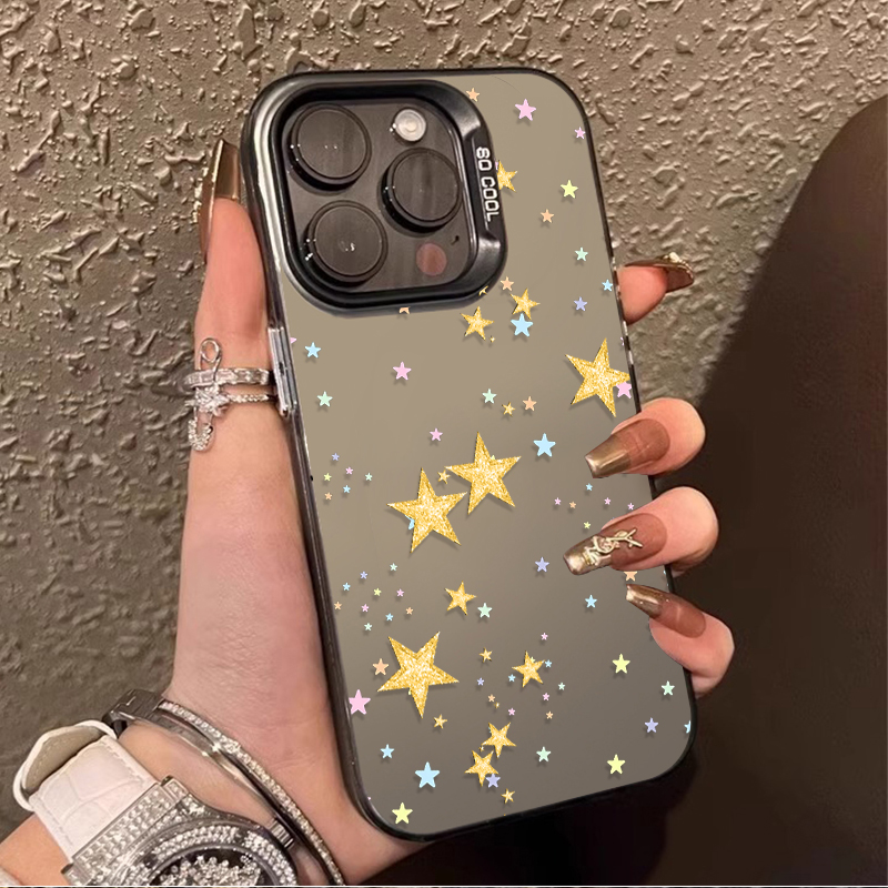 Xiaomi Redmi Note 14 - Kleurrijk Sterrenpatroon Matte Harde Case Xiaomi
