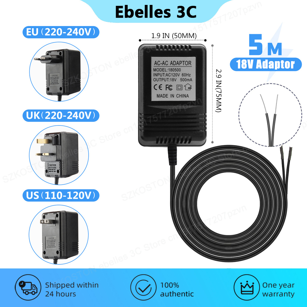 Phone Accessories Uk - 18V AC Transformator Oplader voor Ring