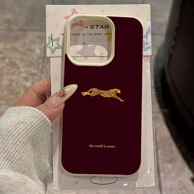 Modellen: Fashion Leopard Wine - Phone Accessories Red recensie en prijs