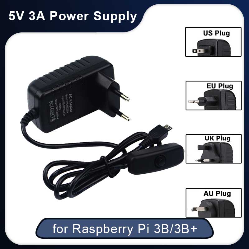 5V 3A Raspberry Pi 3 Model B+  - Phone Accessories Uk recensie en prijs