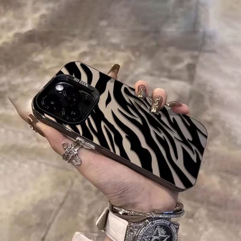 Zebra-patroon Zwarte Geavancee - Phone Accessories Kiosk recensie en prijs