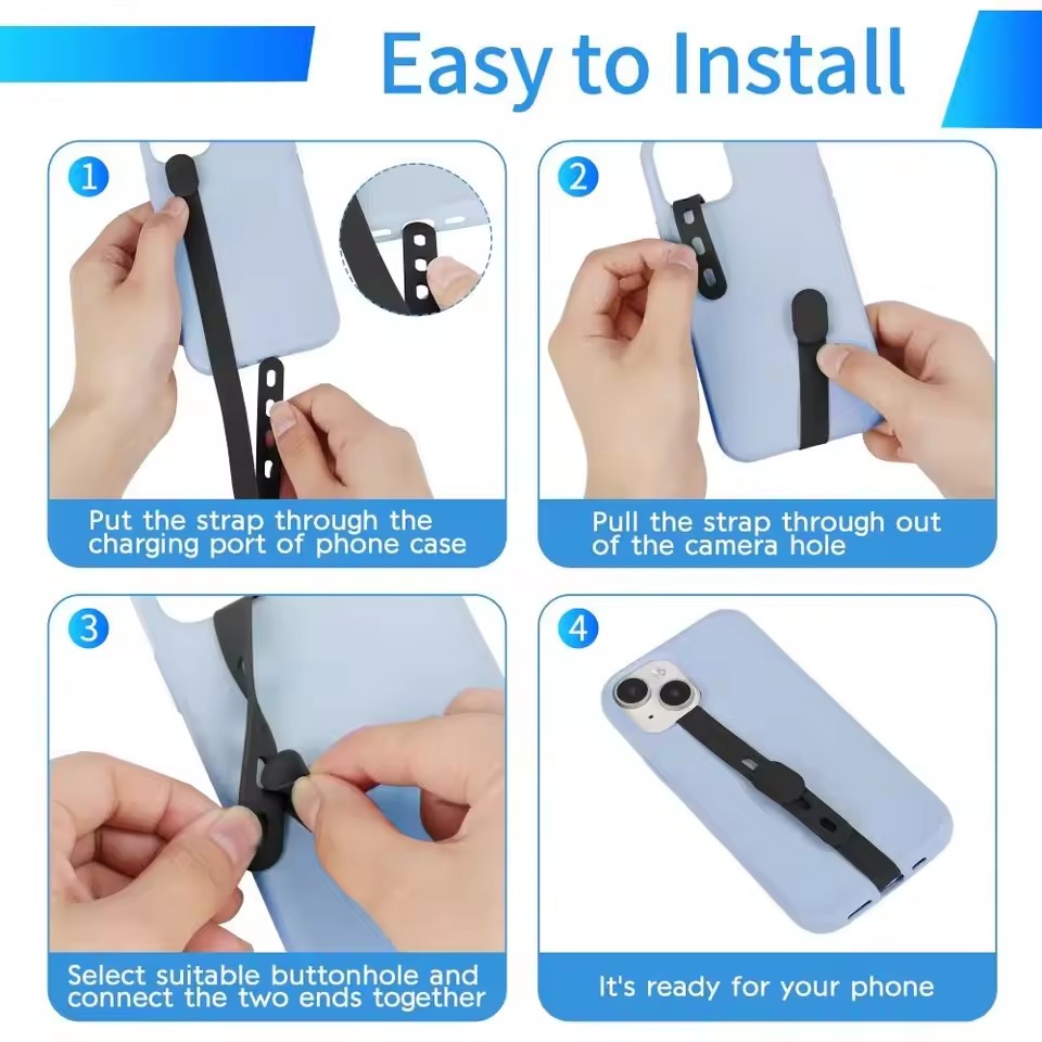 Draagbare siliconen telefoonri - Phone Accessories And Cases recensie en prijs