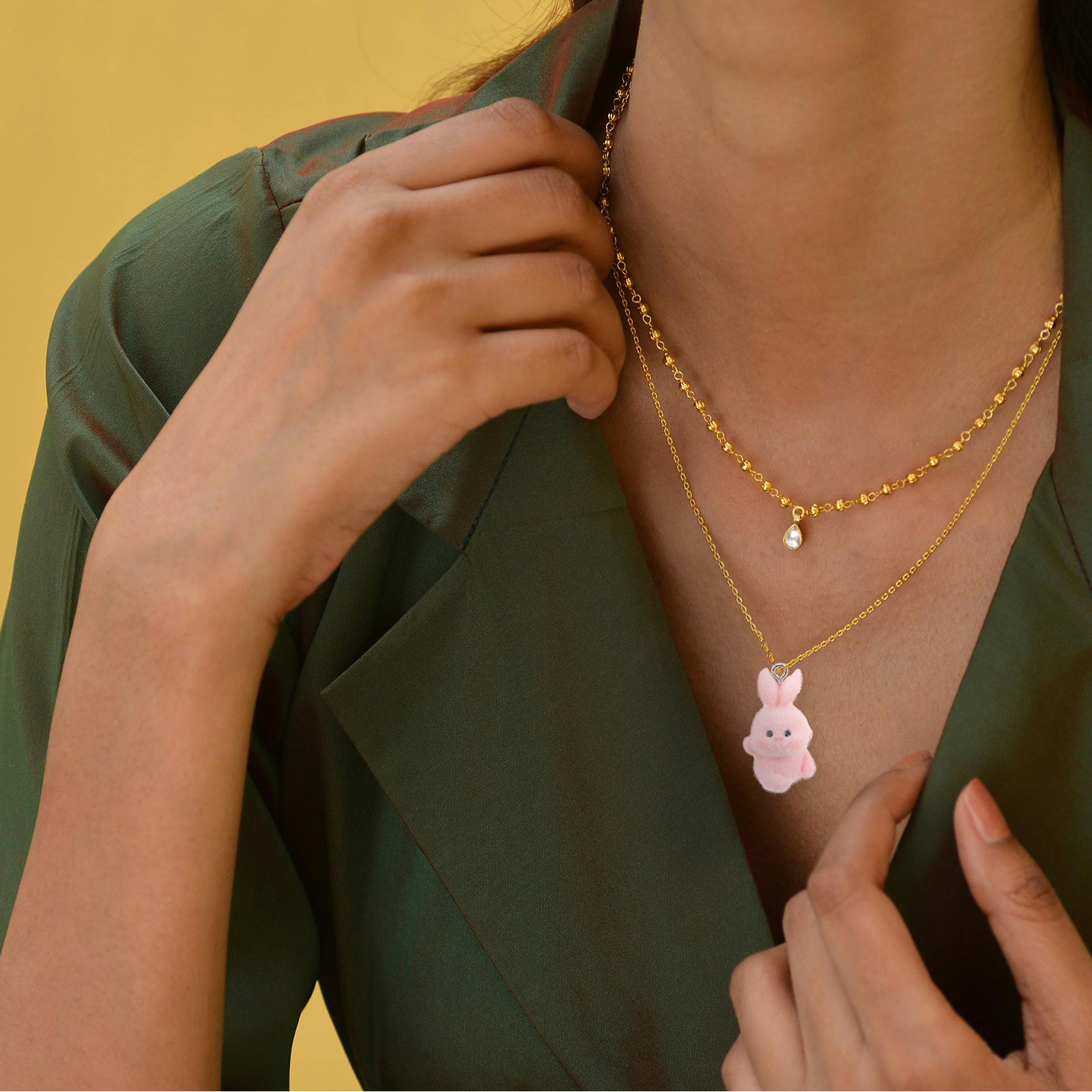 5 stuks Flocking Bunny-hanger, - Phone Accessories For Teen Girls recensie en prijs