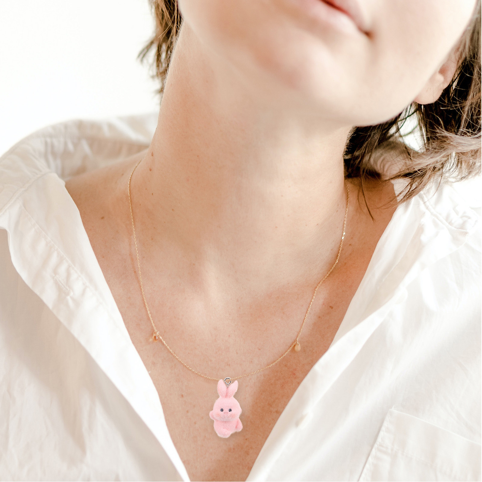 5 stuks Flocking Bunny-hanger, - Phone Accessories For Teen Girls recensie en prijs