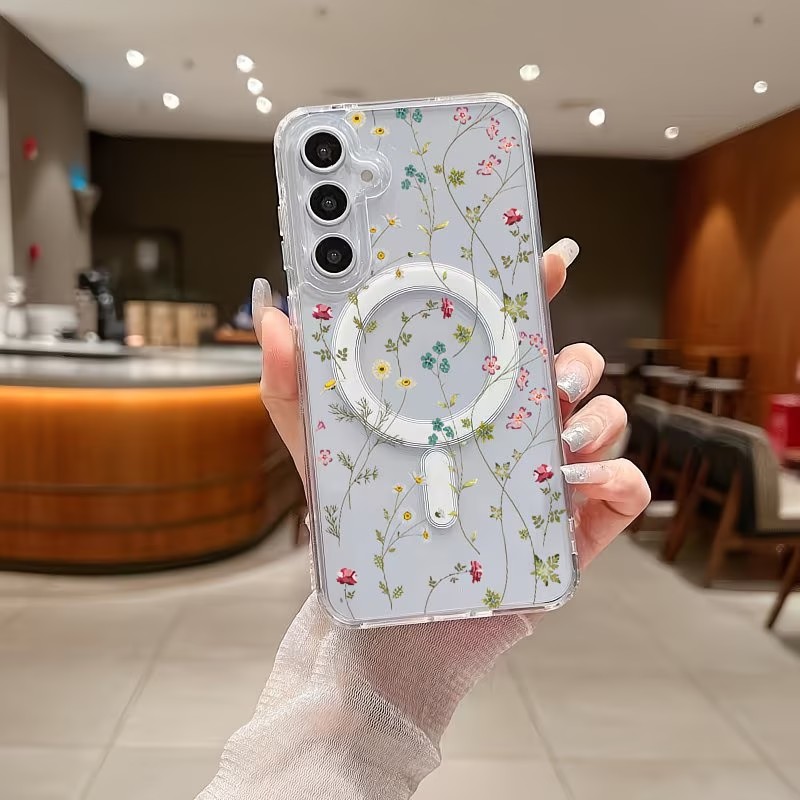 Bloemenpatroon Magnetische Tel - Phone Accessories And Cases recensie en prijs