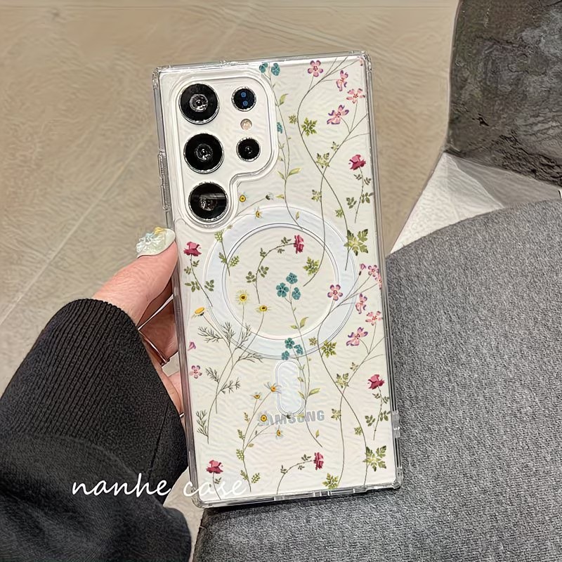 Bloemenpatroon Magnetische Tel - Phone Accessories And Cases recensie en prijs