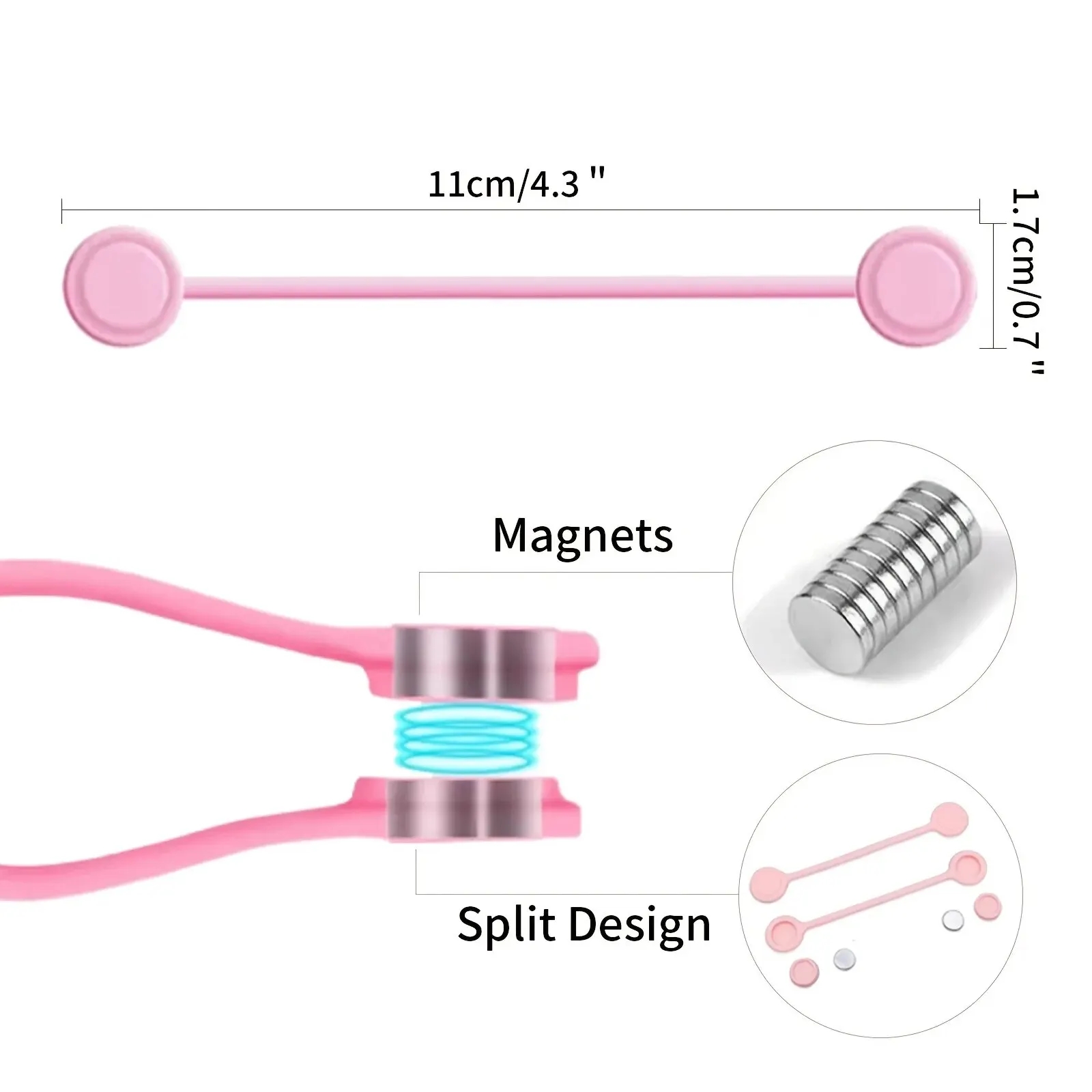 Magnetische siliconen kabelbin - Cable Organizer Magnetic recensie en prijs