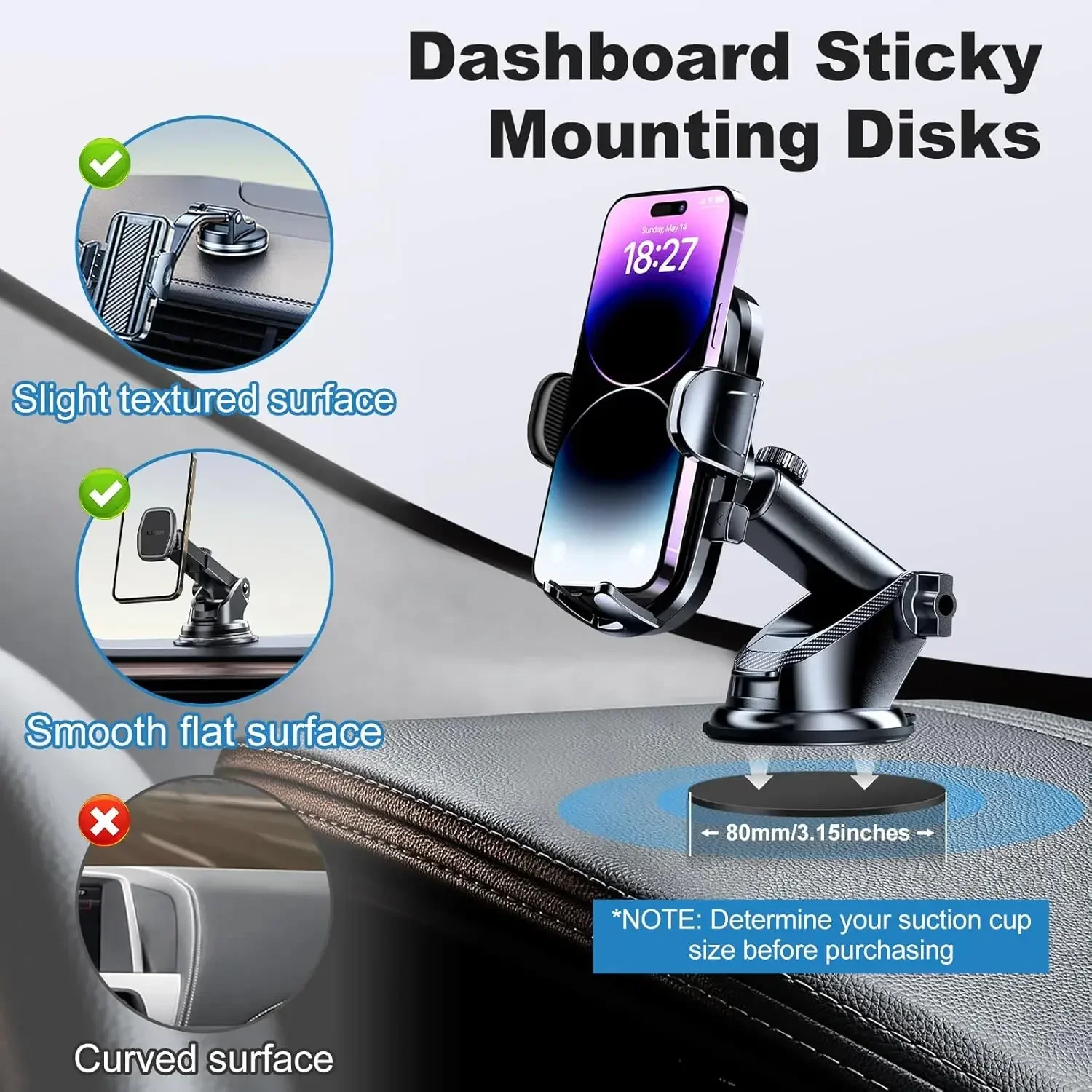Universele dashboard kleefpads - Phone Accessories Are recensie en prijs
