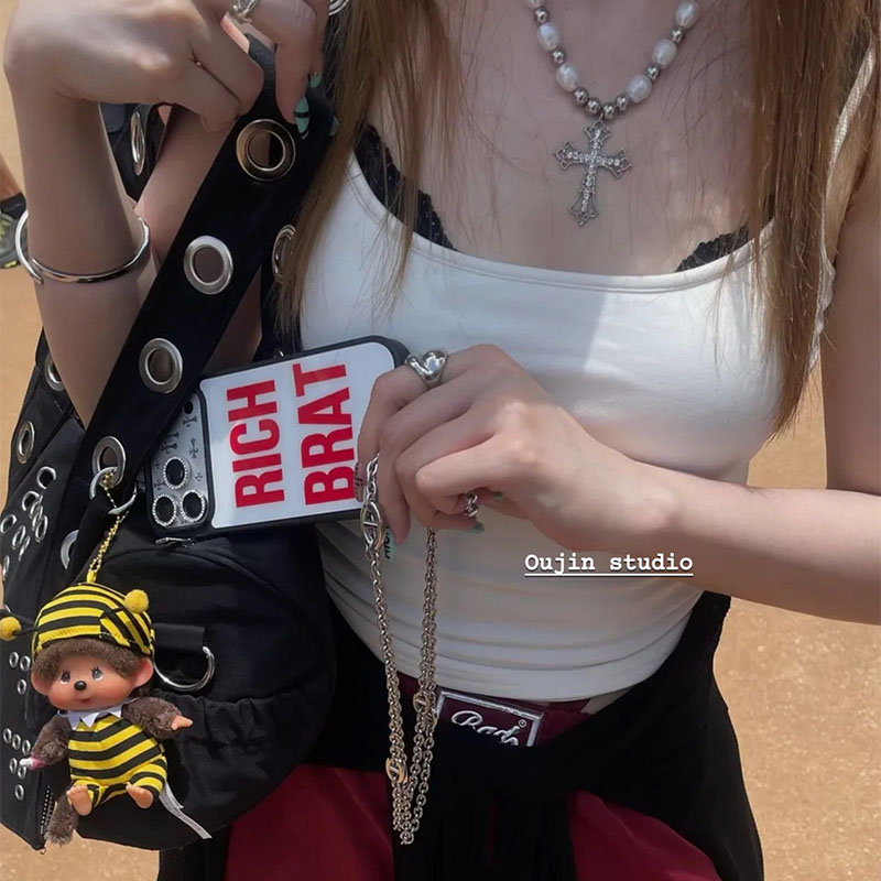 Koreaanse Ins Fashion Coole Ro - Phone Accessories Red recensie en prijs