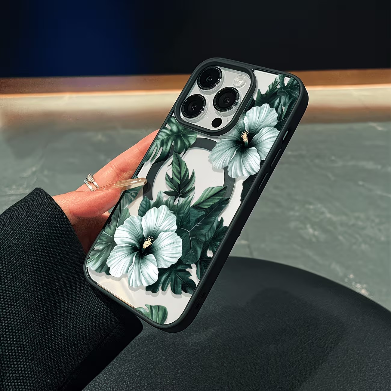 Groene bloemenprint telefoonho - Phone Accessories Kiosk recensie en prijs