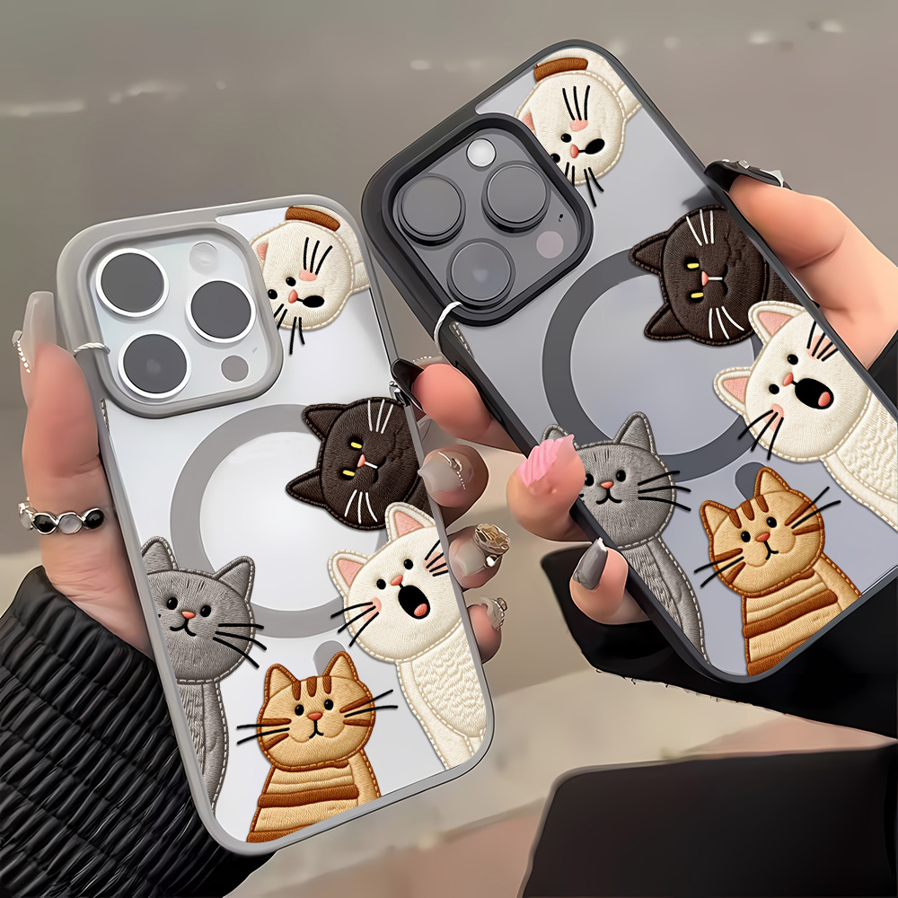 Schattig nep-borduurwerk katte - Phone Accessories Kiosk recensie en prijs